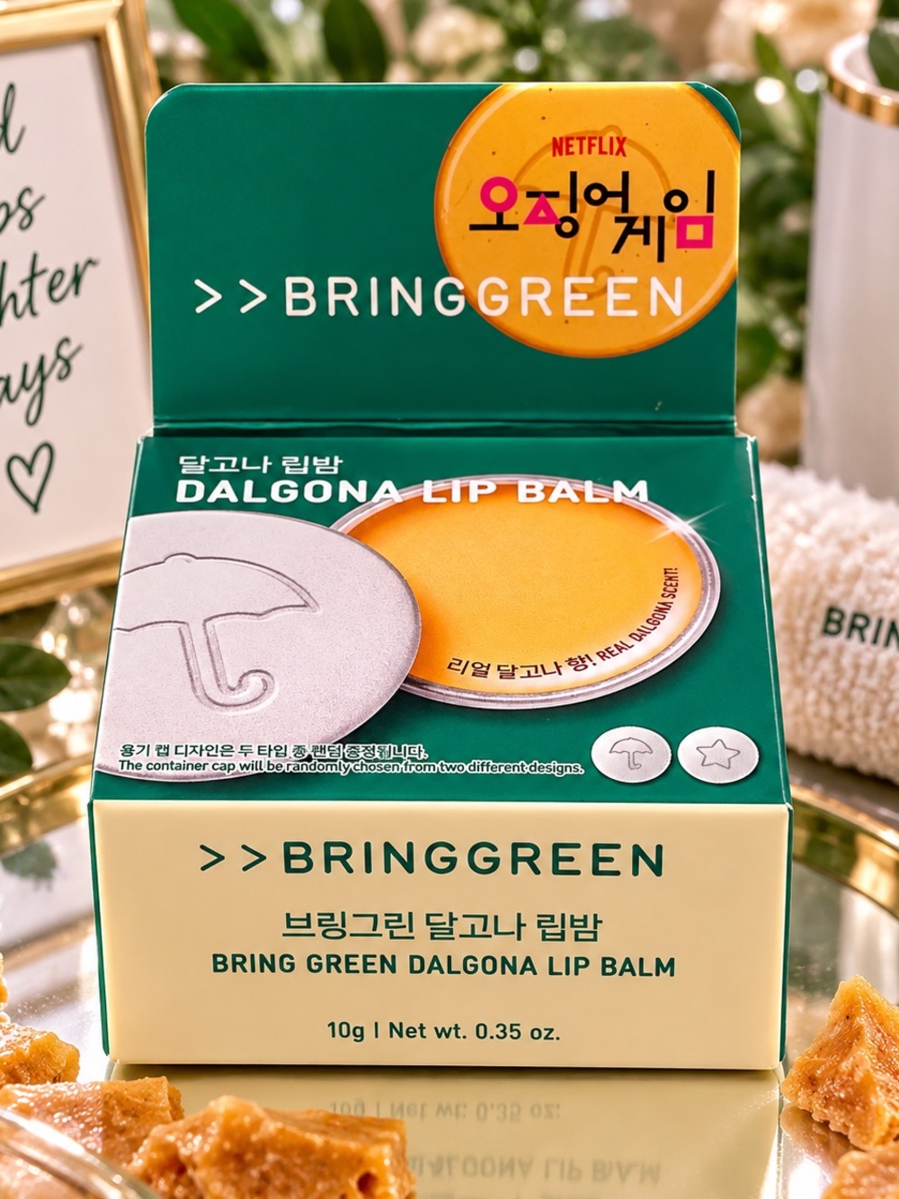 BRING GREEN x Netflix Squid Game Dalgona Lip Balm